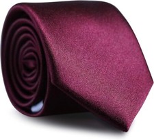 Burgundy Wine Silk Skinny Neck Ties for Men Groomsmen Wedding London Jae Apparel