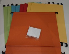 A4 Suspension Files Green / Assorted Colours 5 Pack 10 Pack Colours 10 Pack File