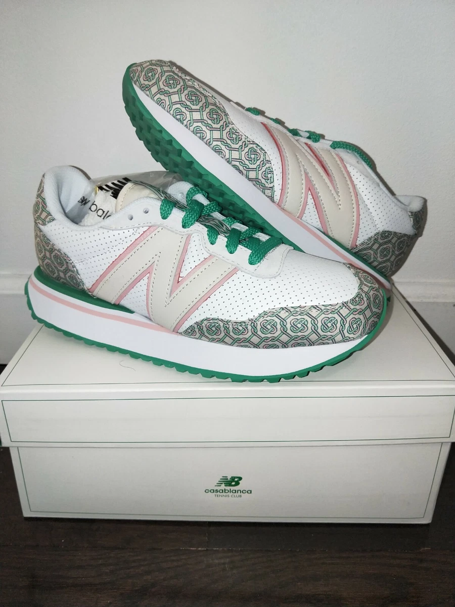 New Balance 237 Casablanca White Green MS237CBA Mens Size 8 IN HAND