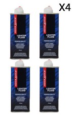 Essence pour Briquet ZIPPO et tous  Briquets essence, LOT de 4  recharges 133 ml