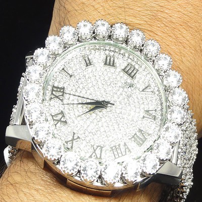 iced out pocket watch