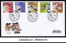 MALTA - 2001 TRADITIONAL MUSICAL INSTRUMENTS - 5V FDC