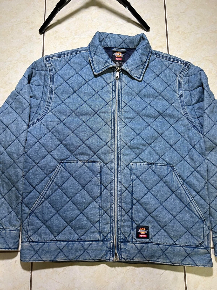 Supreme x Dickies Quilted Work Jacket Denim Sz M FW21 | eBay