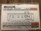 O Scale Walthers CN Caboose decals # 30-06 Canadian National — photo 1