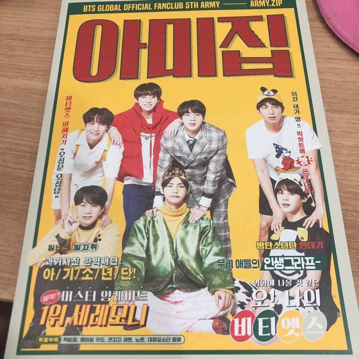 BTS BANGTANBOYS ARMY 5th Official Photobook Armyzip from