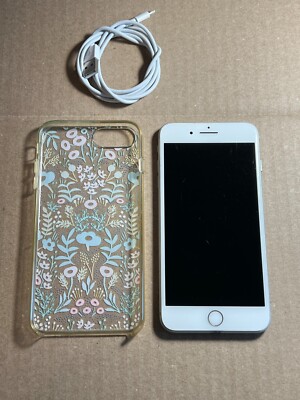 Apple iPhone 8 plus 64GB silver Unlocked Smartphone (A1897) (GSM) Read