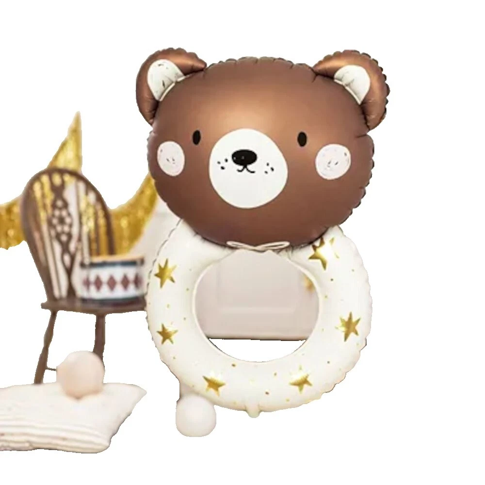 Brown BABY SHOWER GLOBOS DE PAPEL ALUMINIO de Fiesta