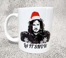 Let It Snow  Funny Coffee Mug John Snow Style Christmas Gift