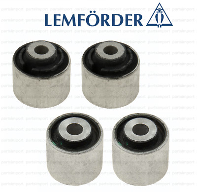 Set of 4 Front Lower STRAIGHT Control Arm Bushings Inner + Outer OEM for Audi