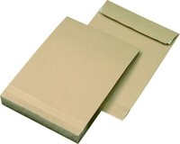 100 Faltentaschen Versandtaschen Din B4 50Mm Falte!!!
