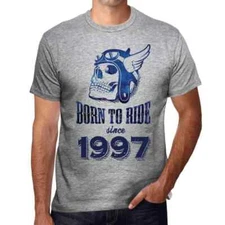 Men's Graphic T-Shirt Born To Ride Since 1997 27th Birthday Anniversary 27 Year