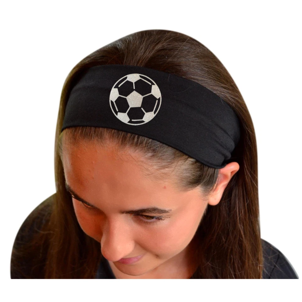 Juego de 3 diademas deportivas de fútbol conjunto de regalo de Funny Girl Designs Foto 3 de 4