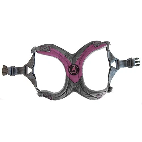 GOOBY Dog Puppy Trekking Harness Choke Free Purple XS  12" - 14.5" Chest Padded - Image 4 of 4