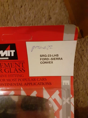 Ford Sierra LHS Convex Wing Mirror part number SRG 23 LHS