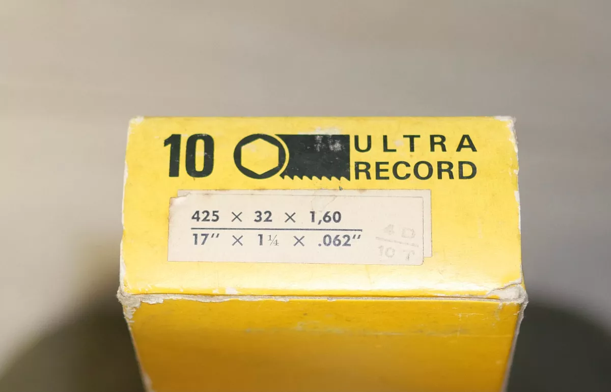 Ultra record hacksaw blade deals