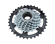 Sun Race Bicycle 7 Speed Multiple Freewheels 13/34t Friction MFM4S Black/Zinc