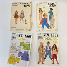 New Look and Kwik Sew Lot of 4 Sewing Pattern...