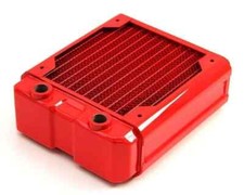 Black Ice Nemesis 140GTX Dual-Core Xtreme Profile Radiator - Red
