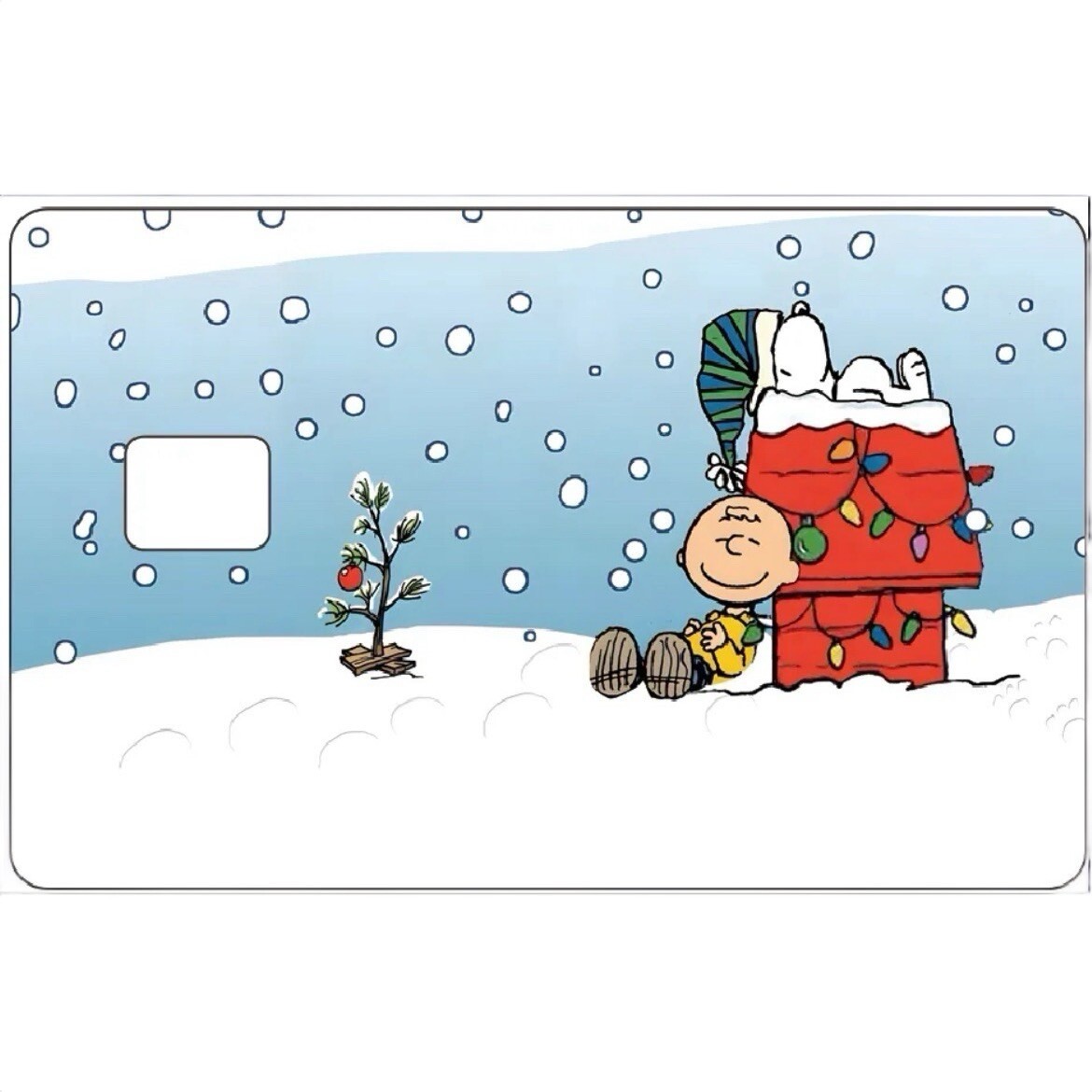 Snoopy & Charlie Brown Christmas Credit Card Holder  