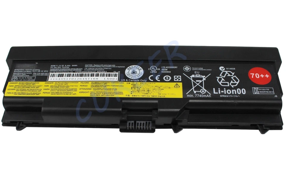 Batería 94WH 9Cell Len ovo ThinkPad T430 T530 L530 L430 W520 45N1005 45N1004 Foto 3 de 4