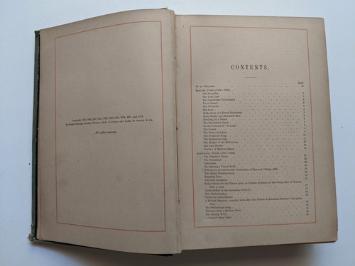 Oliver Wendell Holmes Poems (1882 Publication) - Picture 3 of 4