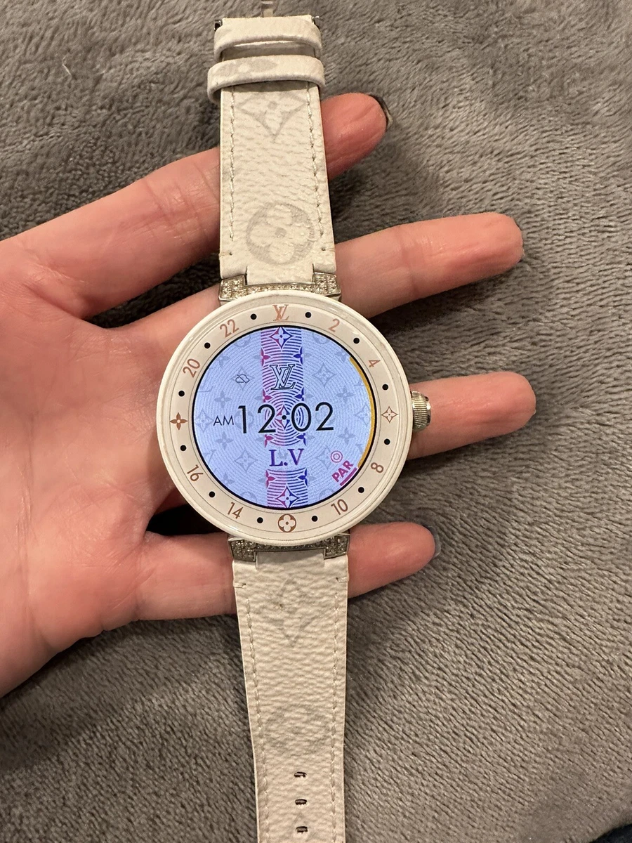 Louis Vuitton Tambour Horizon Light Up Connected Watch Pink