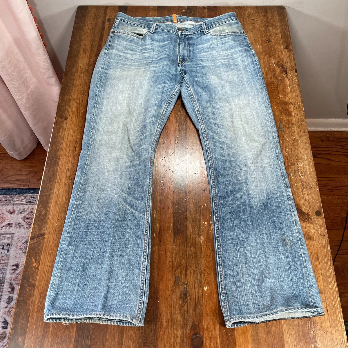 Men's Rock & Roll Jeans, Medium Wash, Regular Boot Cut, Gray Stitch - Chick  Elms Grand Entry Western Store and Rodeo Shop