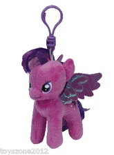 41104 TY My Little Pony TWILIGHT SPARKLE 4.5" Clip-On BRAND NEW with TAGS
