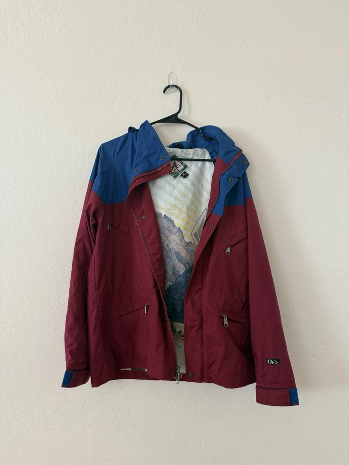 Volcom Vintage Rain jacket Costa Mesa Size Small Men’s - Image 4 of 4