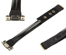 M2 NVMe M Key Oculink SFF-8612 Adapter Compatible PCIe 4.0 64 GT/s
