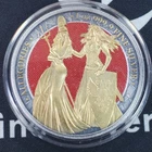 2019 Germania Mint The Allegories "Gilded & Colored"-1 oz .9999 Fine Silver