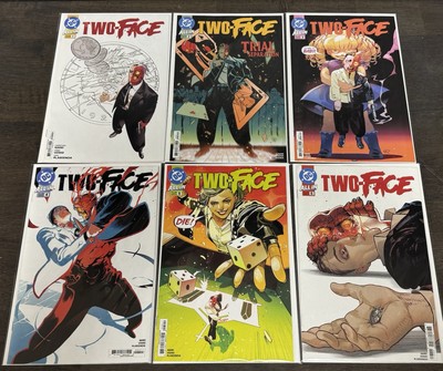DC Comics 2024-25 Two-Face #1-6 Complete Series Main Cover Set New Batman Lot