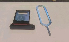 NEW OEM MOTOROLA MOTO EDGE PLUS 2022 REPLACEMENT BLACK SIM CARD HOLDER TRAY