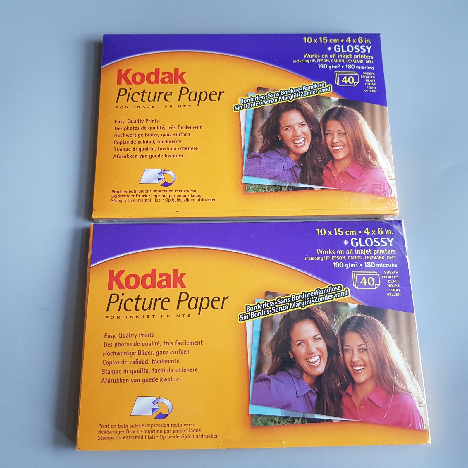 Kodak Photo Paper 80 Sheets Picture Glossy White 15x10cm ink jet printing