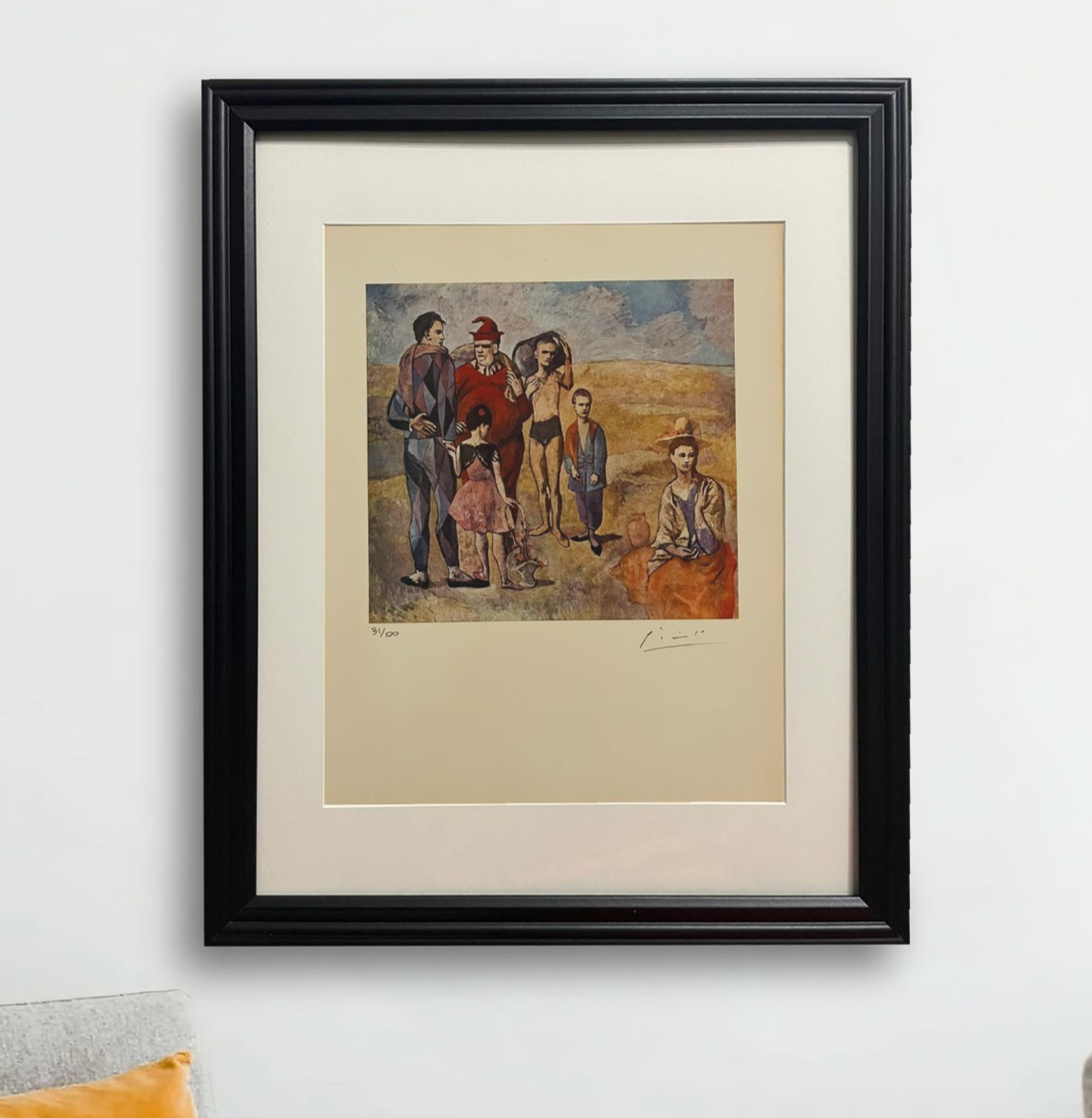 Pablo Picasso Hand-Signed Original Print With COA and +$3,500 USD