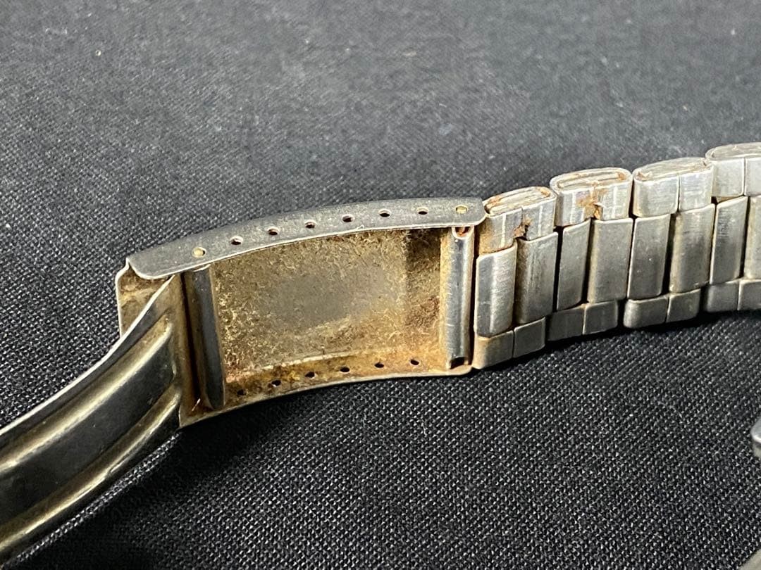 Orient Automatic Crystal 21J Rectangular Green Di… - image 6