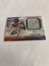 2021 Topps - Topps 70th Anniversary Manufactured Logo Patches Vladimir Guerrero