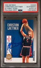 1992 Skybox USA #9 Christian Laettner Dream Team auto  card PSA DNA 10
