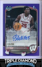 2025-26 Bowman Chrome 1st John Blackwell Auto Purple Refractor #125/250 N896