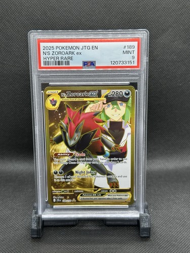 N's Zoroark ex graded PSA 9 for sale on eBay