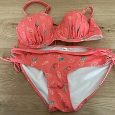 Bikini Fame Hose 44/46 Oberteil 90 D Orangen