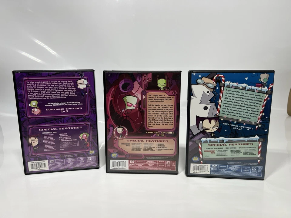 Invader Zim: Complete Invasion Volume 1-3 (DVD) Nickelodeon - Image 2 of 4