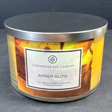 Chesapeake Bay Amber Glow Candle Large 3 Wick 17.0 oz/ 481g NEW