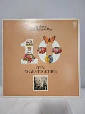 PETER PAUL AND MARY The Best Of 10 Years USED 1970 LP Folk Rock Vinyl WB-2552