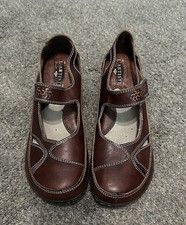 Spring Step L'Artiste Brown Leather Mary Jane Comfort Shoes EU 40