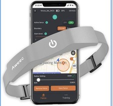 GPS Electric Dog Fence with Free App, Wireless Fence System Training Collar