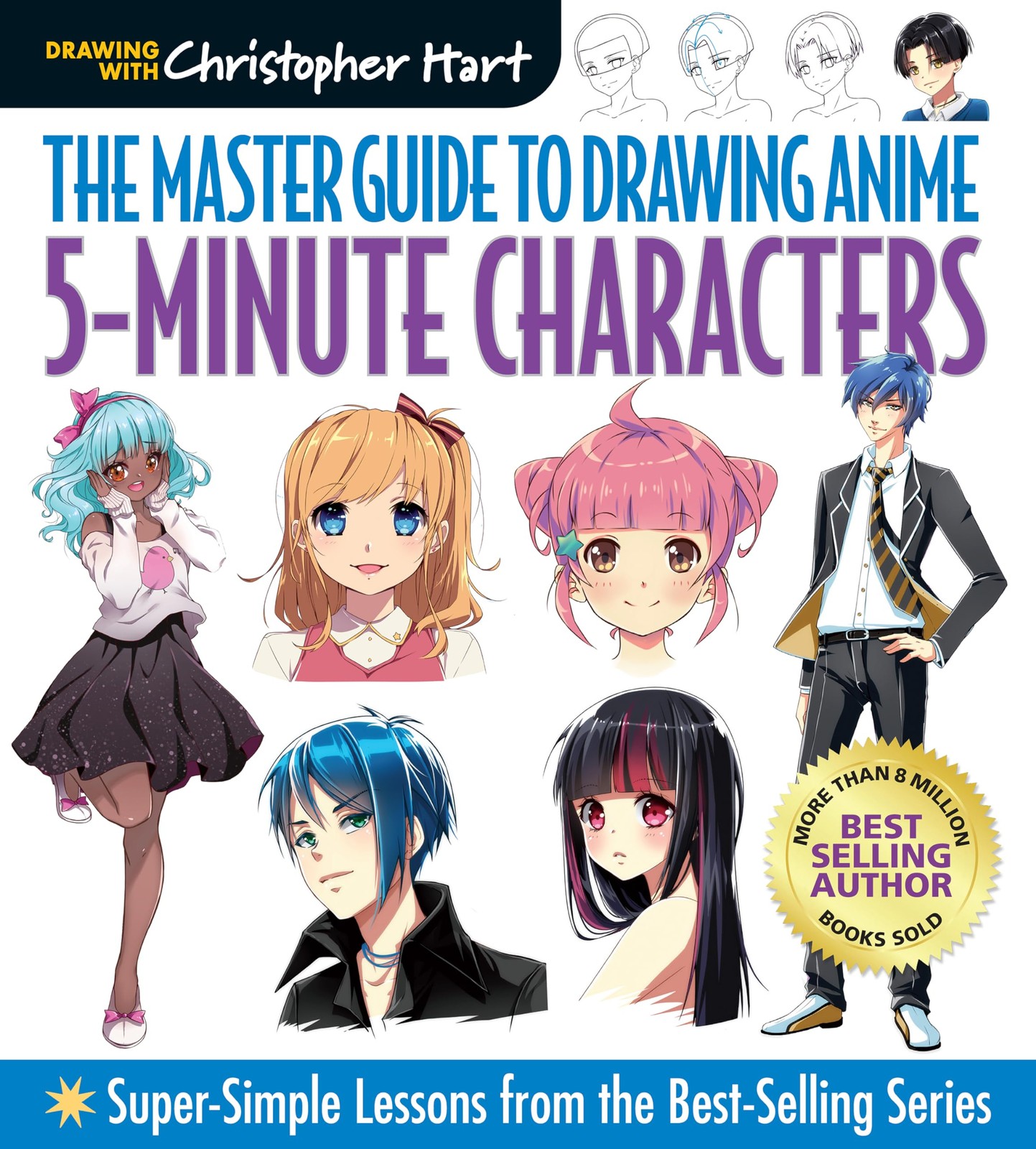 The Master Guide To Drawing Anime: 5-Minute Characters : Super-Simple Lessons From The Best-Selling Series Christopher Hart - Image 5