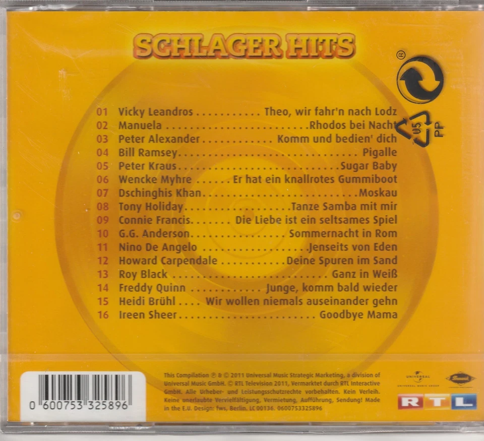 Die Ultimative Chart Show - Schlager Hits - NEU/OVP - Bild 2 von 2