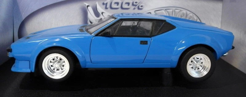 Hot Wheels 1/18 Scale Diecast 50424 - De Tomaso Pantera - Blue - Image 2 of 4