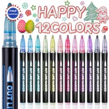 Outline Glitter Markers Easter Basket Stuffers Tween Teen Girl Gifts 9-12 4-12